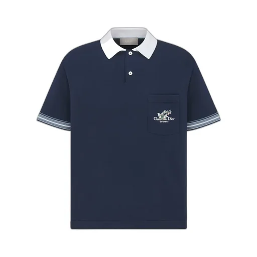 Logo Embroidered Short-Sleeved Polo Shirt
