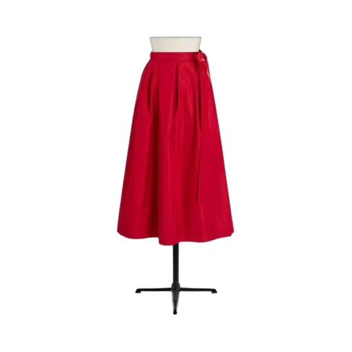Mid-Length Flared Skirt