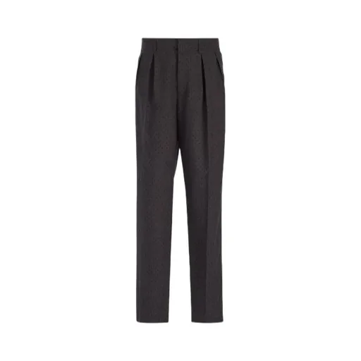 Polka-Dot Tapered Trousers