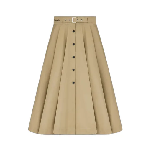 Dioriviera Mid-Length Belted Skirt