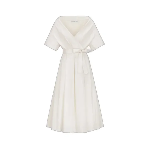 Mid-Length Belted Dress