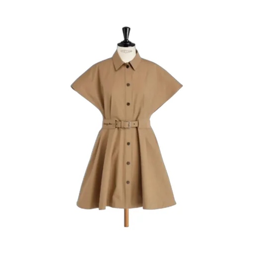 Short Belted Shirtdress