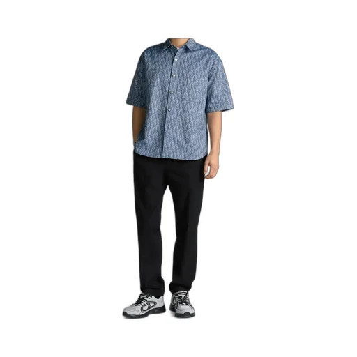Oblique Short-Sleeved Shirt
