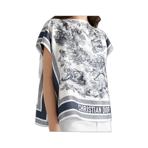 Dioriviera Toile De Jouy Sauvage Silk Top