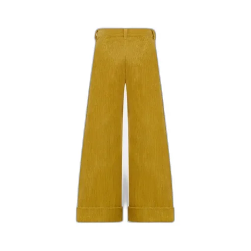 Corduroy Wide-Leg Pants