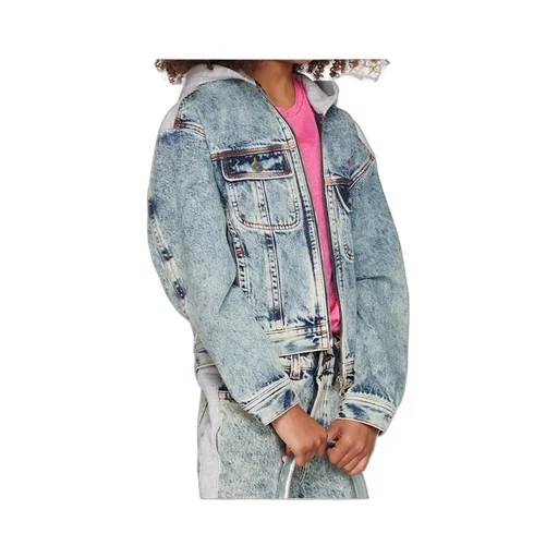 Hooded Denim Jacket