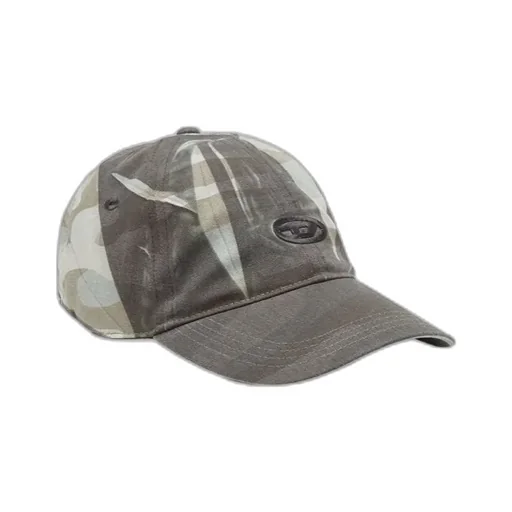 Creased Print Camouflage Baseball Cap