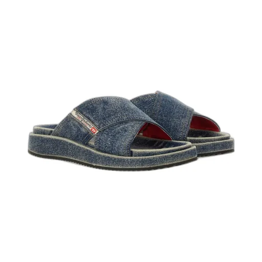Sa-Slide Cris Cros Denim Slides