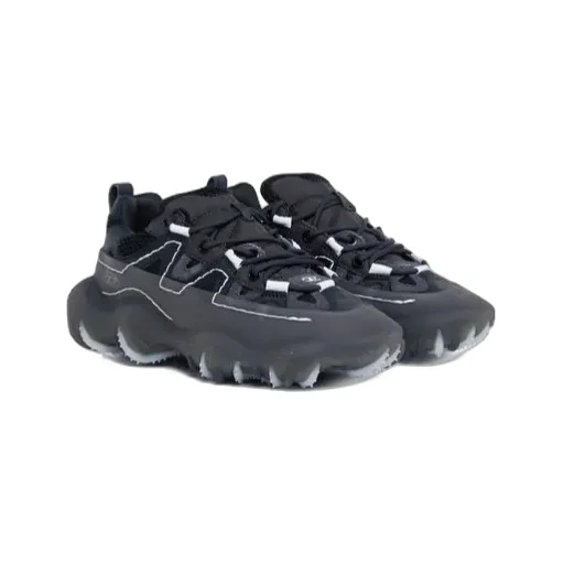 S-Prototype Round Toe Lace-Up Sneakers