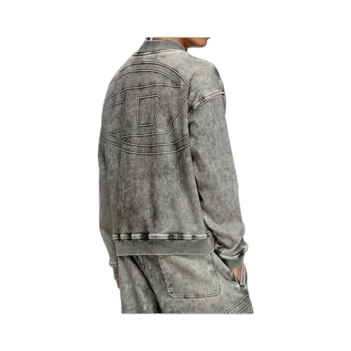 D-Carly-S Track Denim Zip-Up Jacket