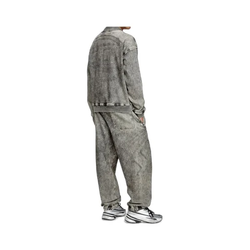 D-Carly-S Track Denim Zip-Up Jacket