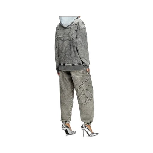 D-Carly-S Track Denim Zip-Up Jacket