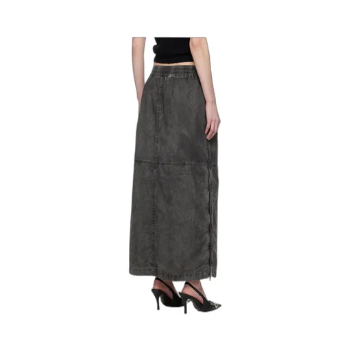 O-Hazel-Q2 Denim Maxi Skirt