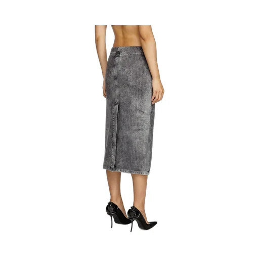 Midi Skirt In Tailoring Pinstripe Denim