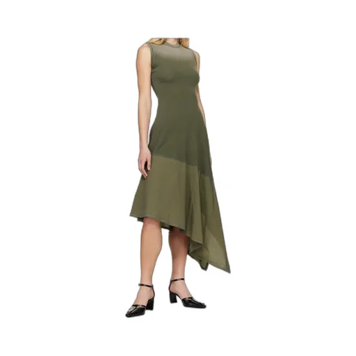 Asymmetric Sleeveless Dress