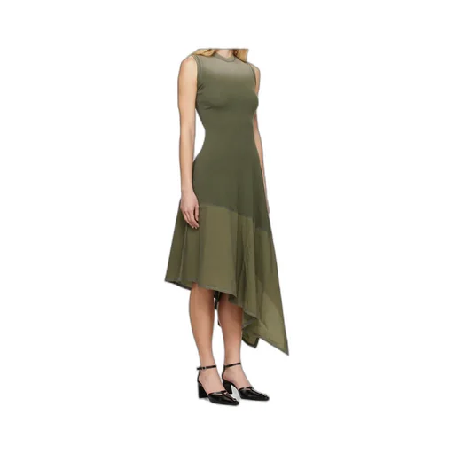 Asymmetric Sleeveless Dress