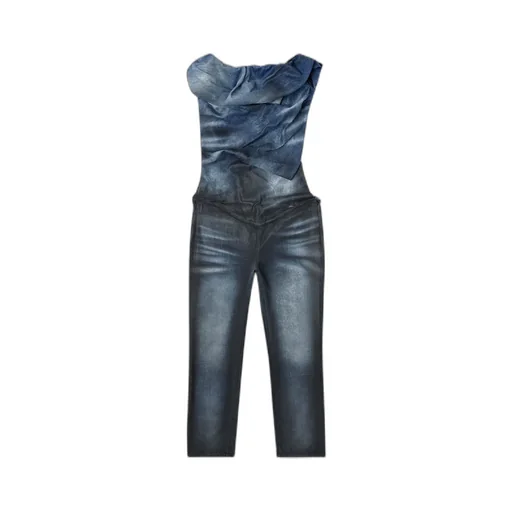De-Clodia-Fsg Denim Jumpsuit