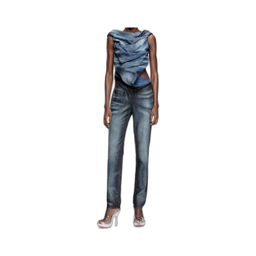 De-Clodia-Fsg Denim Jumpsuit