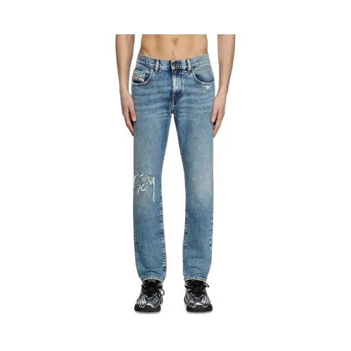 D-Strukt Distressed Slim Jeans
