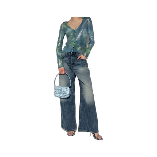 Tie-Dye V-Neck Cardigan