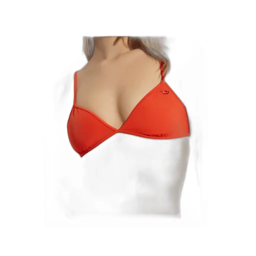 Logo Plaque Cloudy Bikini Top