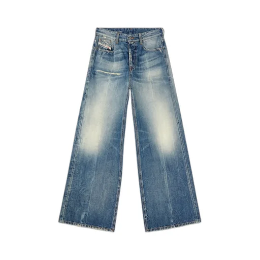 1996 D-Sire Wide-Leg Distressed Jeans