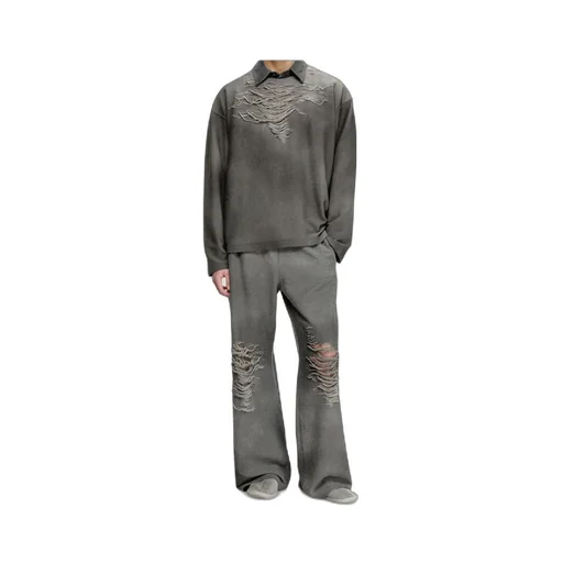 P-Percy Distressed Track Pants