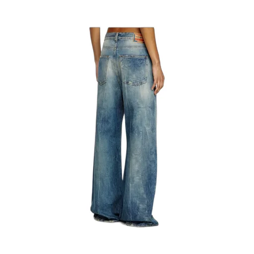 1996 D-Sire Wide-Leg Distressed Jeans