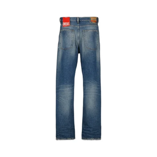 Straight Cut Distressed Jeans