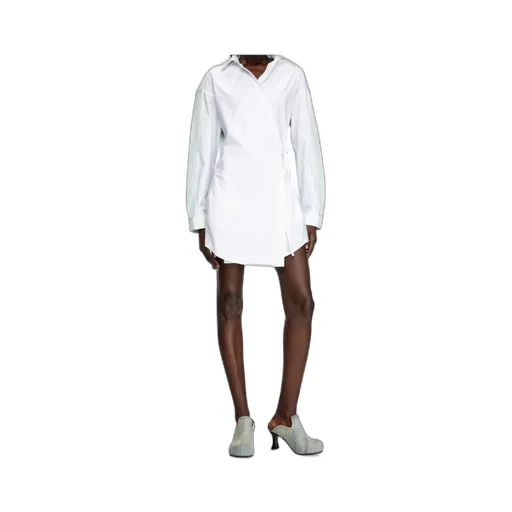 D-Elphi-Den Wrap Shirt Dress