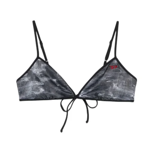 Cloudy-D-Pop Logo Plaque Bikini Top