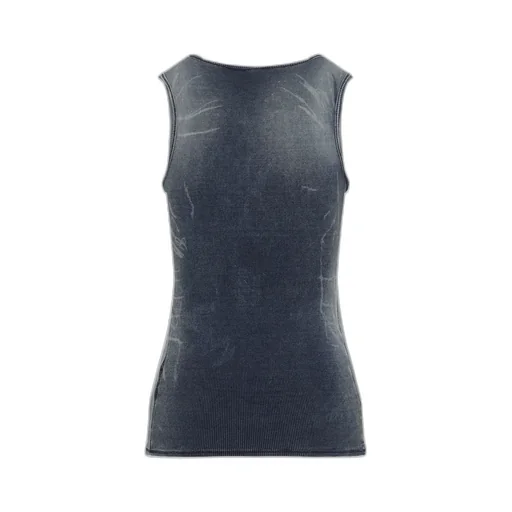 Sleeveless Ribbed-Knit Top