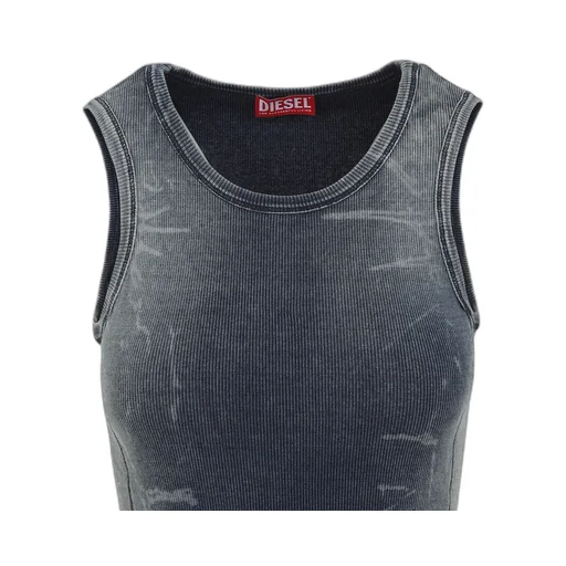 Sleeveless Ribbed-Knit Top