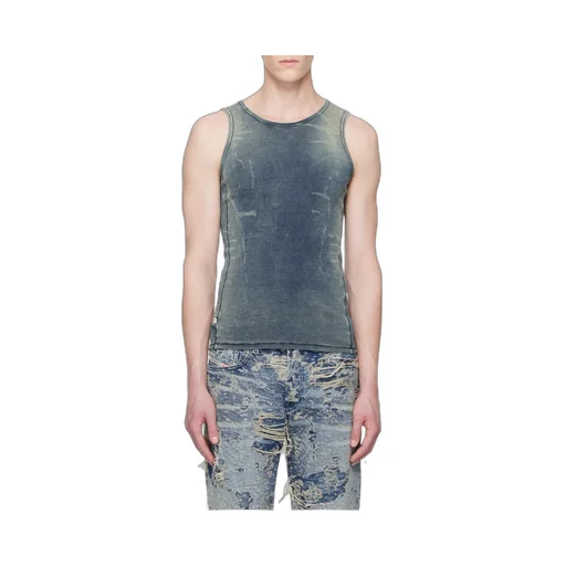 Sleeveless Ribbed-Knit Top
