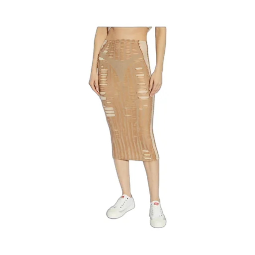 M-Calina Distressed Seamless Midi Skirt