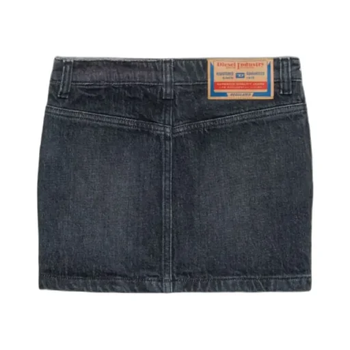Oval-D Logo Denim Mini Skirt