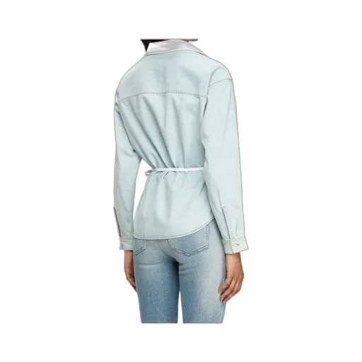 C-Delphi-Den Panelled Wrap Shirt