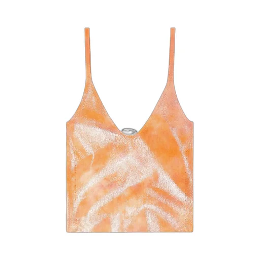 M-Ismina Metallic Knitted Cami Top