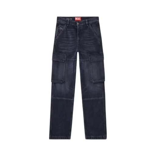 D-Pot-Cargo Mid-Rise Jeans