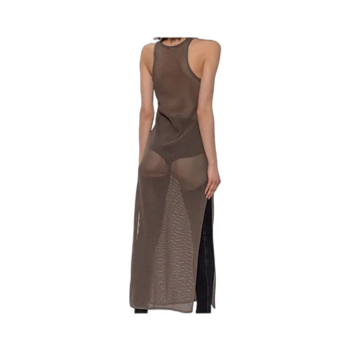 Jennifer-Utlt Mesh Sleeveless Dress