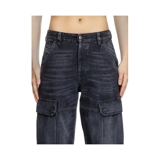 D-Pot-Cargo Mid-Rise Jeans