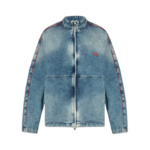 Logo Embroidered Denim Jacket