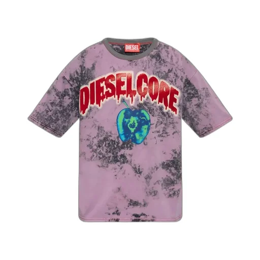 T-Boxt-R9 Logo Printed Crewneck T-Shirt