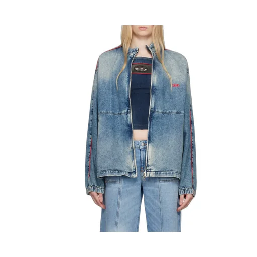 Logo Embroidered Denim Jacket