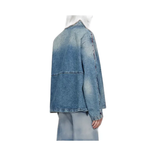 Logo Embroidered Denim Jacket
