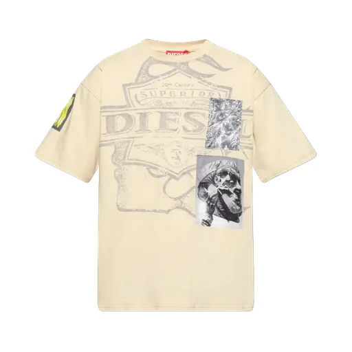 T-Boxt-Slits-R8 Patch Detailed T-Shirt