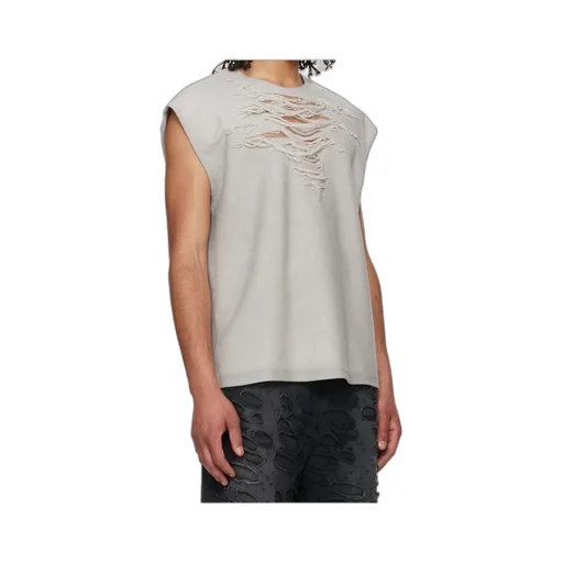 Ripped-Detailing T-Shirt