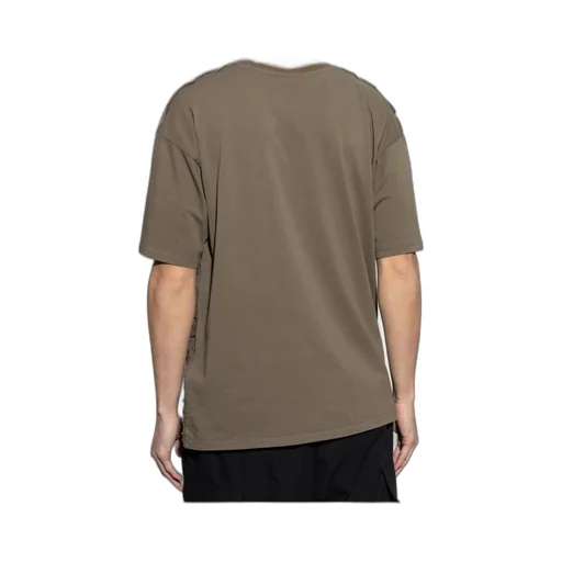 Ripped Crewneck Drop-Shoulder T-Shirt