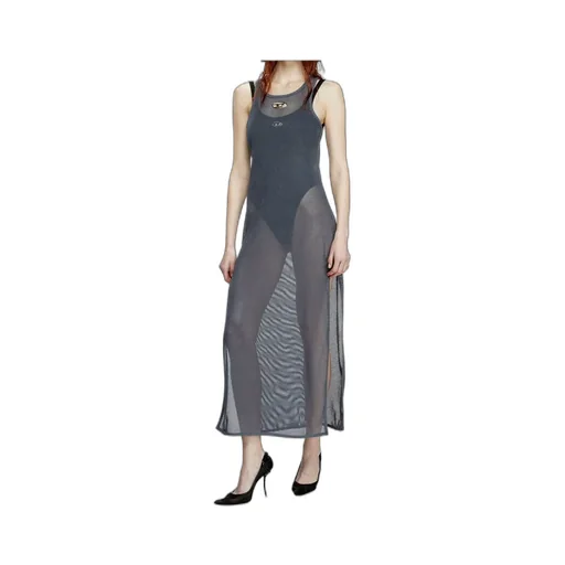Jennifer-Utlt Mesh Sleeveless Dress