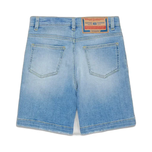 Distressed Denim Shorts